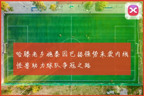 哈滕老乡施泰因巴赫强势来袭内线怪兽助力球队争冠之路